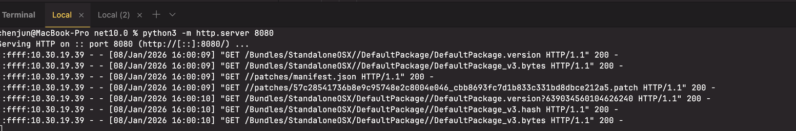 Zebra iOS HTTP 请求记录